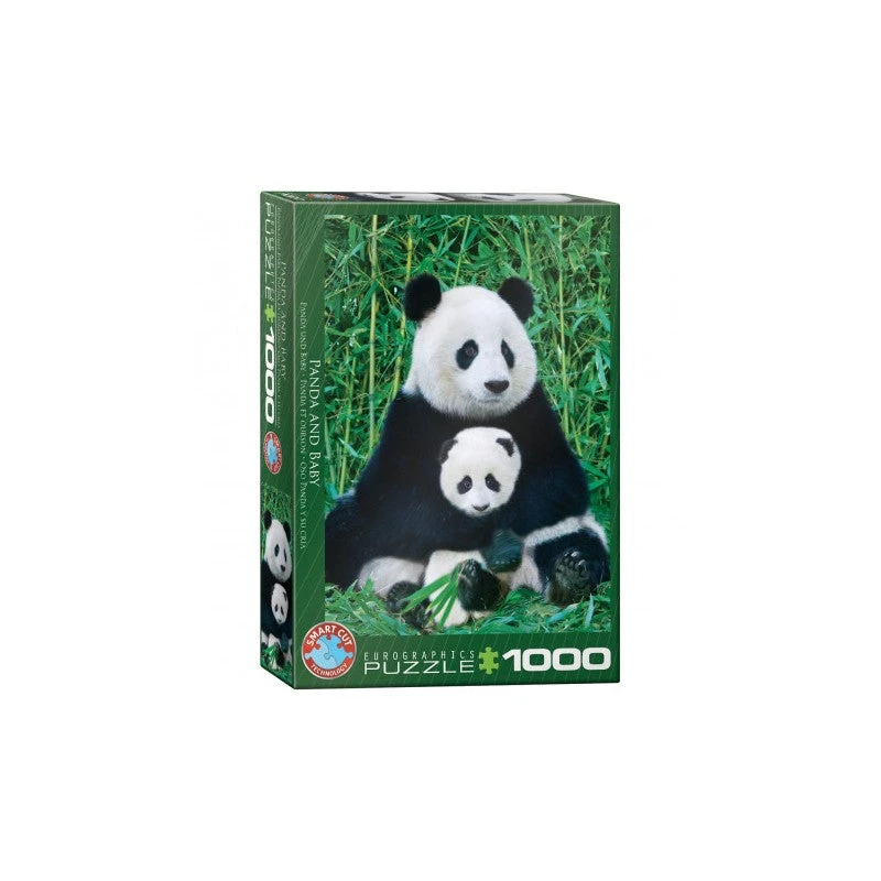 PUZZLE Panda Et Son Bébé 1000 Pièces 1 PUZZLE Panda Et Son Bébé 1000 Pièces
