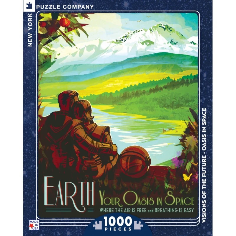 Eurographics Puzzle 1000Pcs - Visions Of The Future - Oasis In Space 1 Eurographics Puzzle 1000Pcs - Visions Of The Future - Oasis In Space