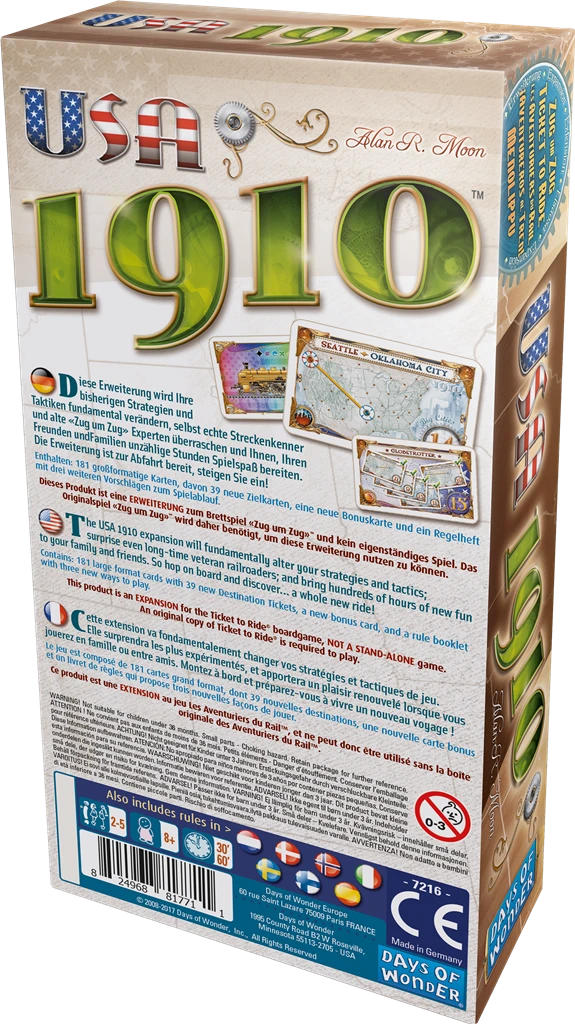 Les Aventuriers Du Rail : 1910 (Extension US) 3 Les Aventuriers Du Rail : 1910 (Extension US) – Image 3