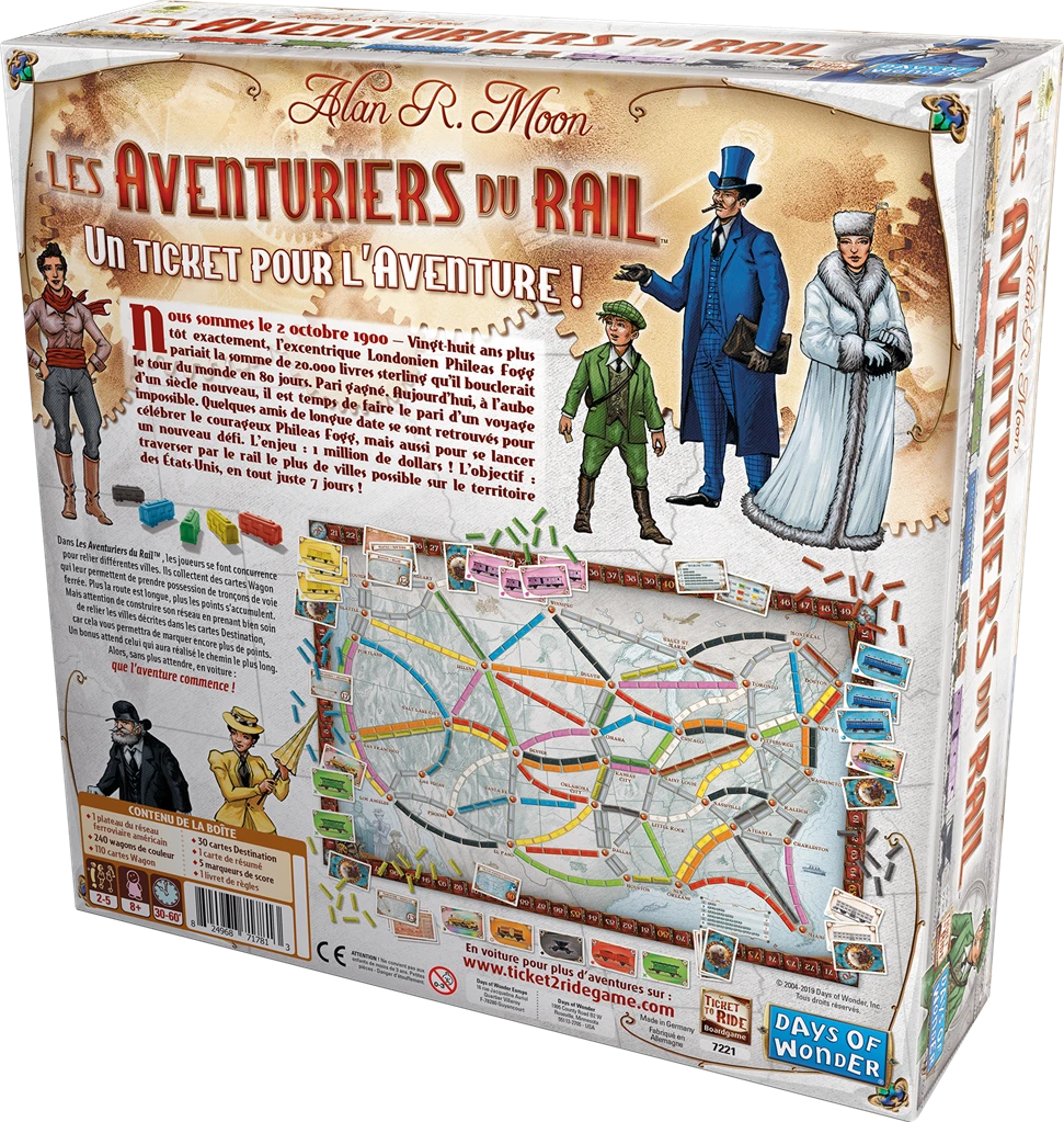 Les Aventuriers Du Rail US 3 Les Aventuriers Du Rail US – Image 3