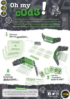 Iello Break The Code 5 Iello Break The Code -Jeu De Cartes Boutique BreaktheCode Boxbottom FR