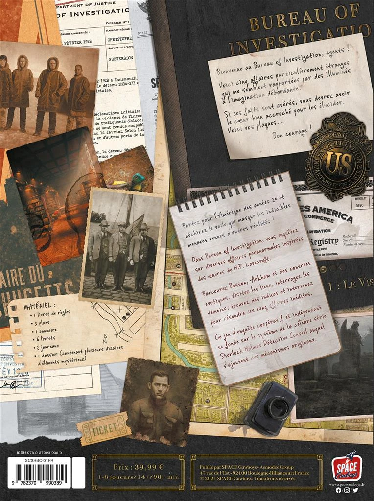 Space Cowboys Bureau Of Investigation : Enquêtes à Arkham 2 Space Cowboys Bureau Of Investigation : Enquêtes à Arkham – Image 2