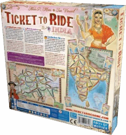 Les Aventuriers Du Rail : Inde/Suisse (Extension US Ou Europe) -Jeu De Cartes Boutique IndeSuisse1