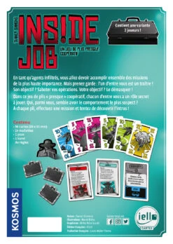 Iello Inside Job -Jeu De Cartes Boutique Inside Job BoxBottom