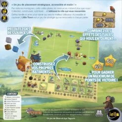Iello Little Town -Jeu De Cartes Boutique LittleTown Boxbottom 1