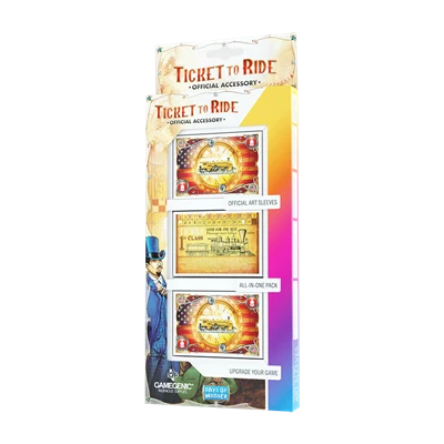 Gamegenic Pack Sleeves Les Aventuriers Du Rail 1 Gamegenic Pack Sleeves Les Aventuriers Du Rail