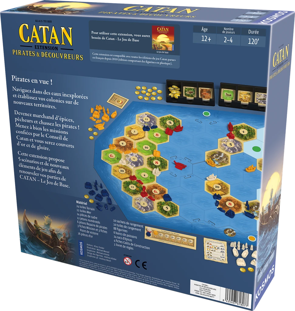 Kosmos Catan : Pirates Et Découvreurs (Ext) 2 Kosmos Catan : Pirates Et Découvreurs (Ext) – Image 2