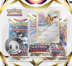 POKEMON Pokémon Pack 3 Boosters EB10 Astres Radieux Evoli