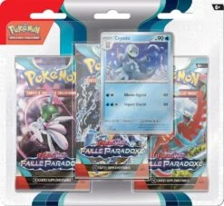 POKEMON Pokémon EV04 Faille Paradoxe :Pack 3 Boosters Cryodo