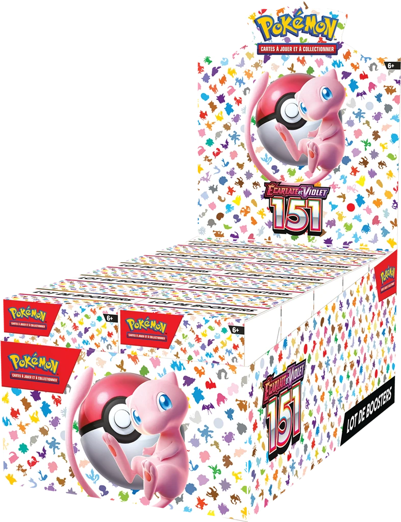 POKEMON Pokémon EV3.5 :Display Bundle De 6boosters Pokémon 151 En Francais (frais De Port Inclus) 1 POKEMON Pokémon EV3.5 :Display Bundle De 6boosters Pokémon 151 En Francais (frais De Port Inclus)