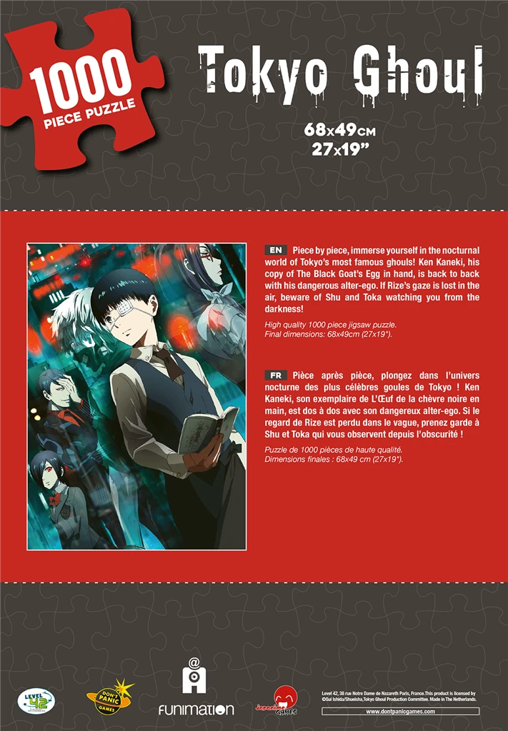Puzzle 1000 Pcs : Tokyo Ghoul 2 Puzzle 1000 Pcs : Tokyo Ghoul – Image 2