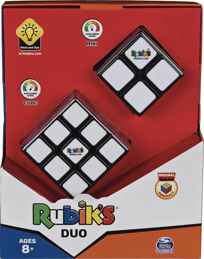 SPIN MASTER Rubik's Cube Coffret Duo 3x3 + 2x2 2 SPIN MASTER Rubik's Cube Coffret Duo 3x3 + 2x2 – Image 2