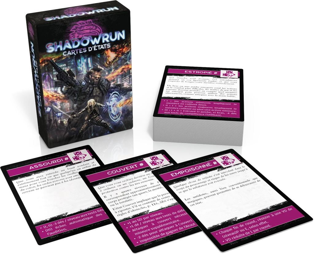 Shadowrun 6 : Cartes D'état 2 Shadowrun 6 : Cartes D'état – Image 2