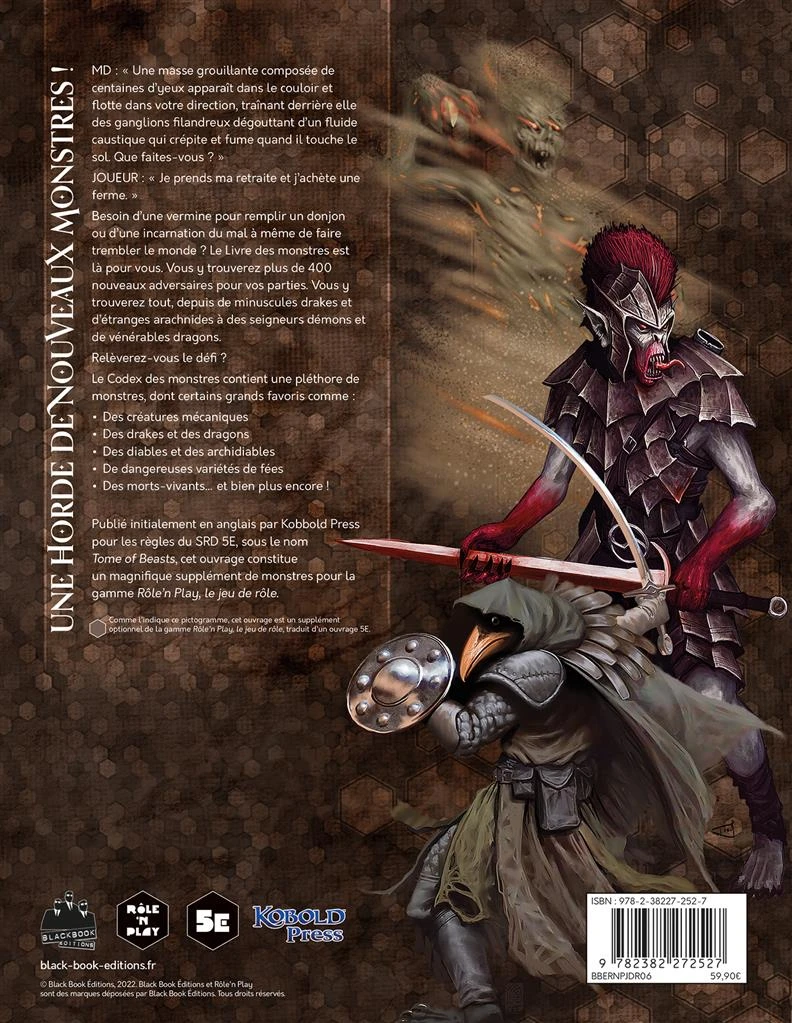 Rôle'n Play : Codex Des Monstres Volume 1 (FRAIS DE PORT INCLUS) 2 Rôle'n Play : Codex Des Monstres Volume 1 (FRAIS DE PORT INCLUS) – Image 2