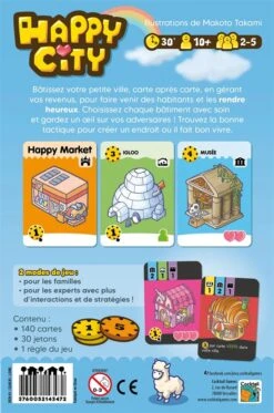 Happy City 7 Happy City -Jeu De Cartes Boutique cghc01 dos 20201026