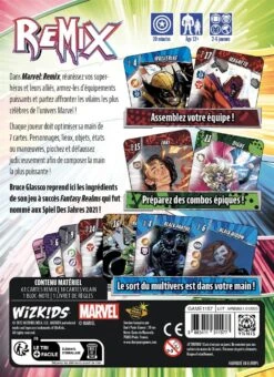 Fantasy Realms : Marvel Remix -Jeu De Cartes Boutique dpamr01fr dos 20230801
