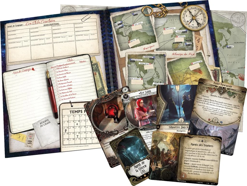 Fantasy Flight Games Arkham JCE : Les Clefs Écarlates (Campagne) 2 Fantasy Flight Games Arkham JCE : Les Clefs Écarlates (Campagne) – Image 2