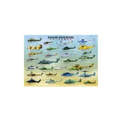 Eurographics Puzzle 1000 Pièces Hélicoptères Militaires