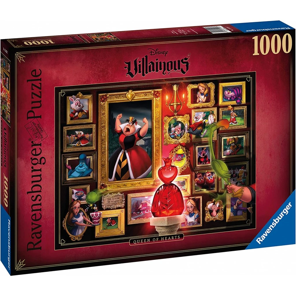 PUZZLE Villainous - Reine De Coeur 1000 Pièces 1 PUZZLE Villainous - Reine De Coeur 1000 Pièces