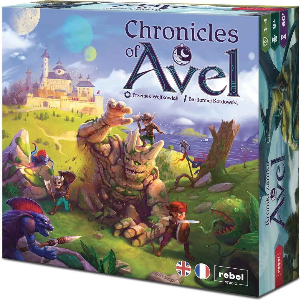 Rebel Chronicles Of Avel + Extension Nouvelles Aventures + Meeple Stickers (FRAIS DE PORT GRATUITS))